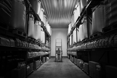 Warehouse storage solution. 