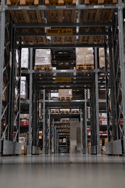 Warehouse size that is reduced by 50% due to vertical carousel. 